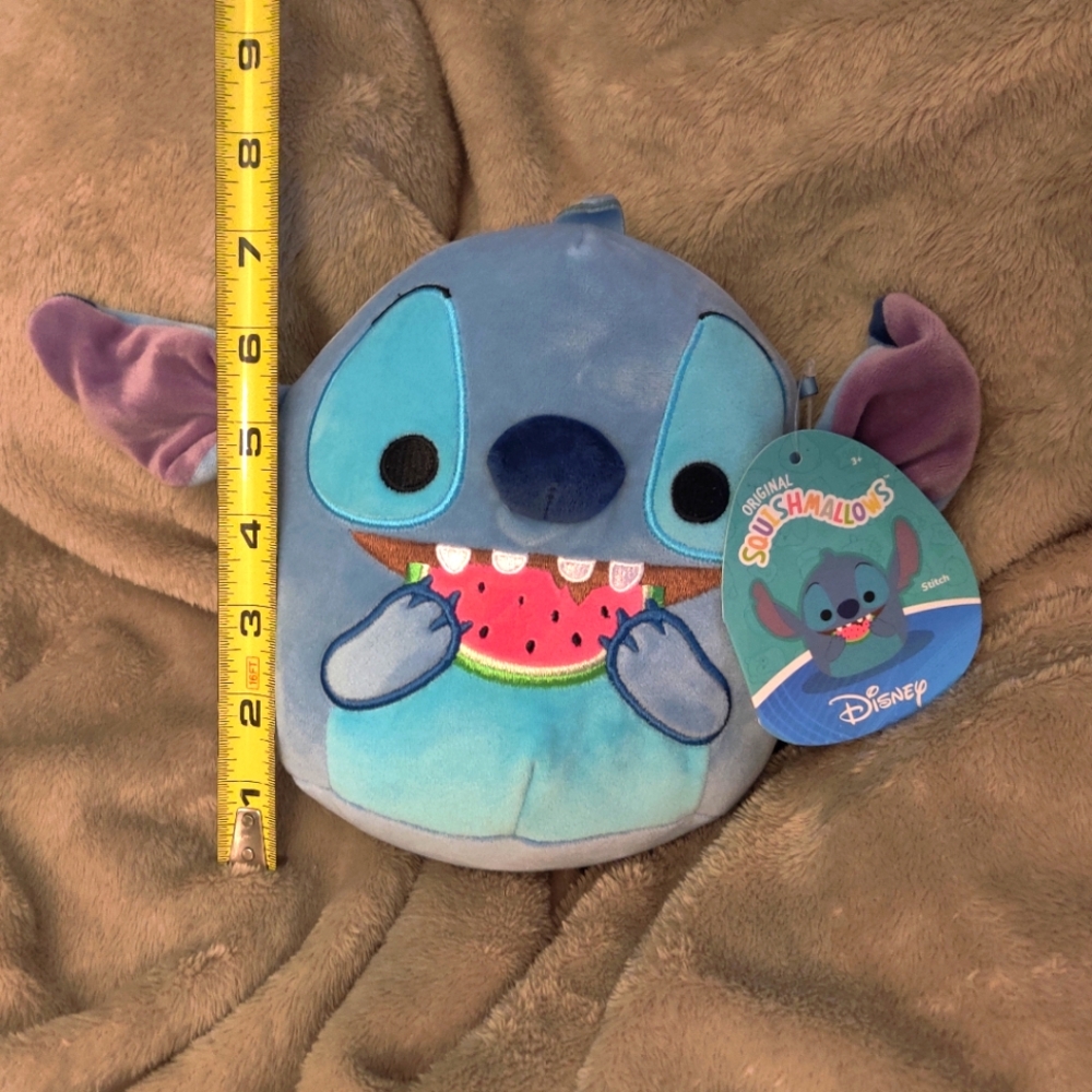 Squishmallows Disney Stitch eating watermelon BNWT